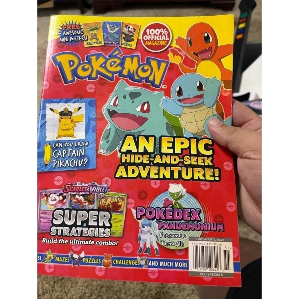 Pokemon Official Magazine Epic Hide And Seek Adventure Scarlet Violet Puzzles